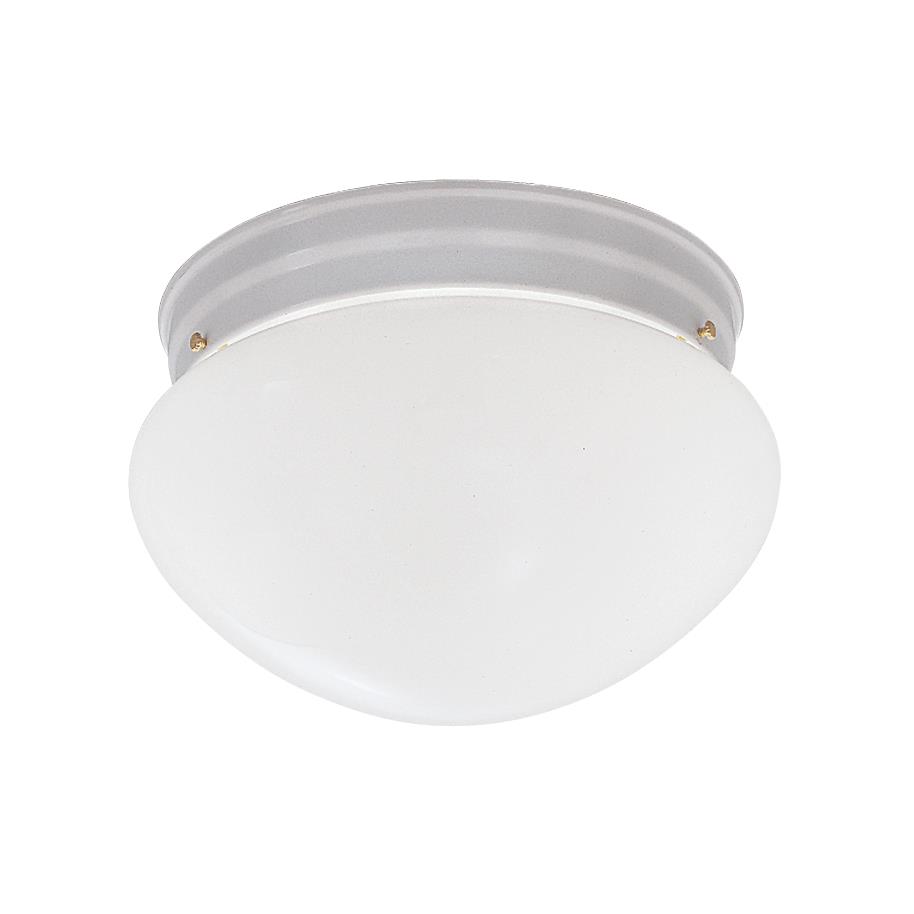 Designers Fountain 4732-WH 9 1/4 inches Flushmount in White (Frosted White Glass)